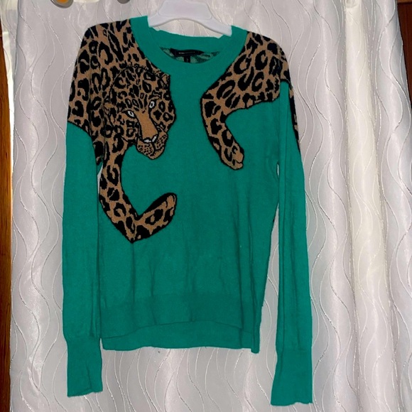 BCBGMaxAzria Leopard Sweater - Picture 1 of 6